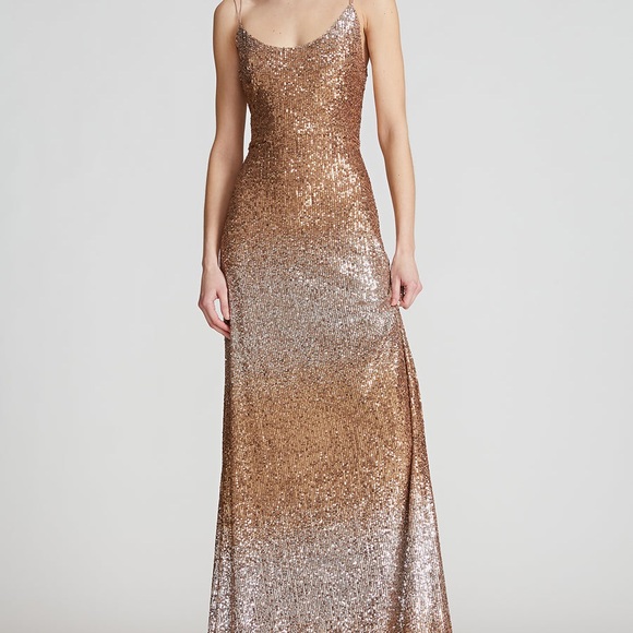 Halston Noah Ombré Gown - Picture 1 of 6